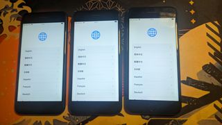 3 iPhone 7 negros - para piezas o reparar