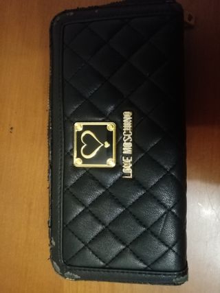 Portafoglio Love Moschino nero