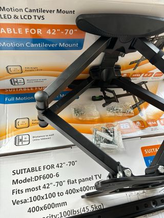 Soporte TV 42"-70", 25kg, Giratorio