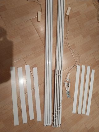 Pannello giapponese bianco da 2 metri. 2 per 15 euro.