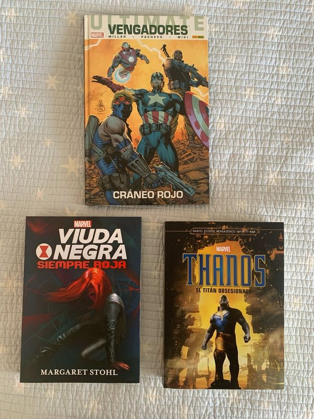 Colección de 3 libros de Marvel