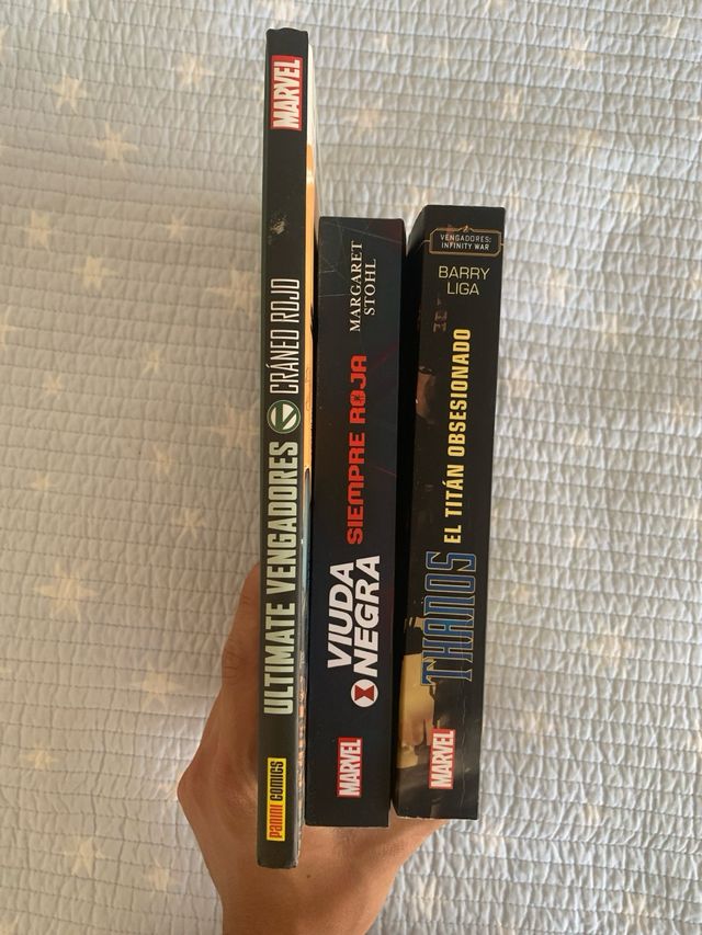 Colección de 3 libros de Marvel