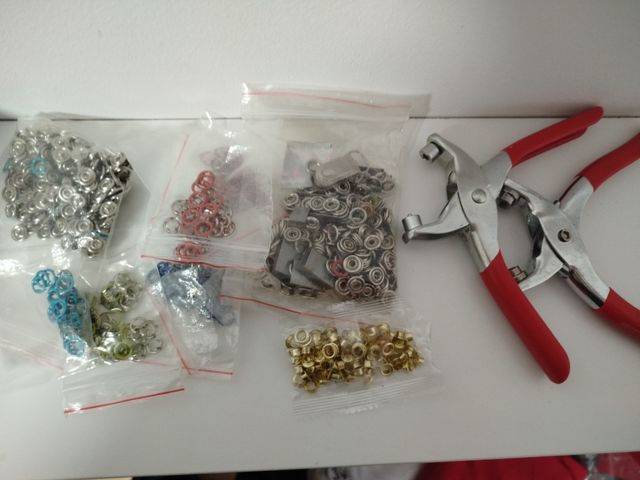 Kit Broches Presión + Pinza