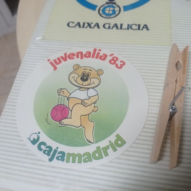 Pegatinas Visa Caja Madrid