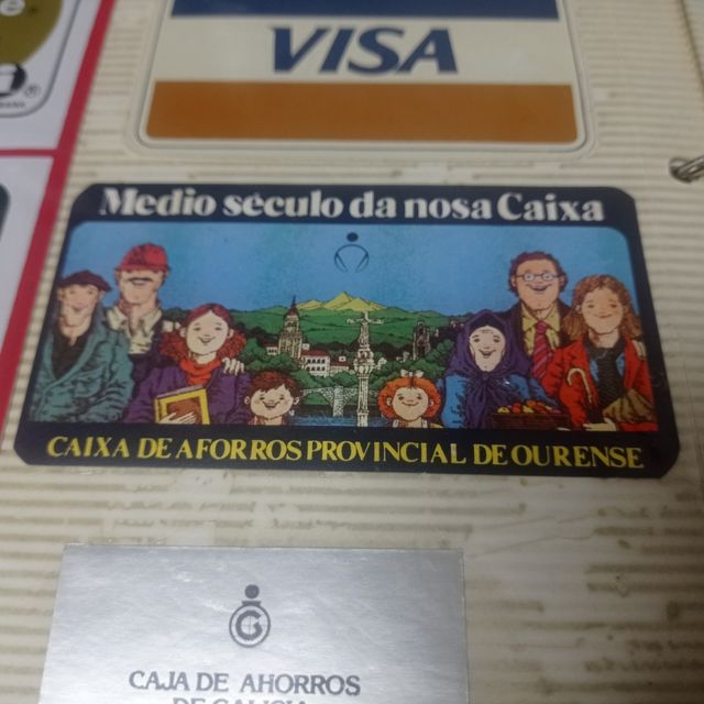 Pegatinas Visa Caja Madrid