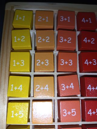 Juego Sumas Madera Infantil