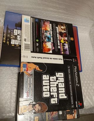 Pacchetto doppio GTA III + GTA Vice City + San Andreas