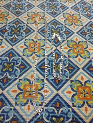 Collar y pulsera plata 925