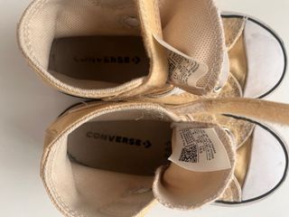 Converse amarillas niño velcro