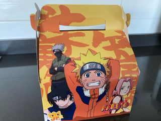 Scatola carta Burger King Naruto 2025 Junior King 