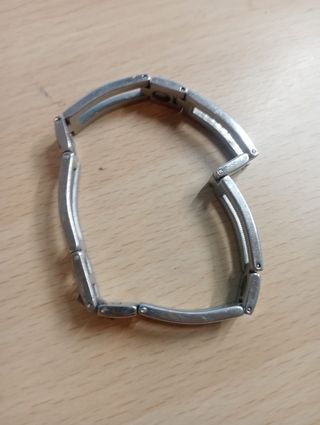 Pulsera hombre plata - magnética