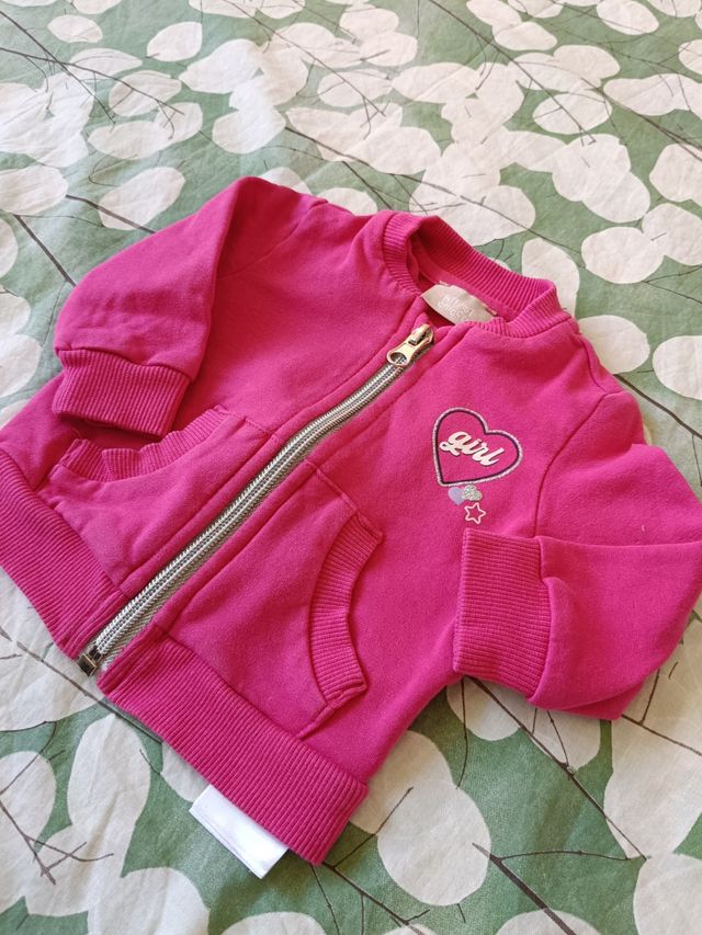 Felpa felpata invernale Chicco bimba 3 mesi / 56cm