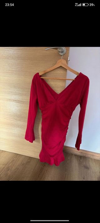 Vestido rojo ajustado