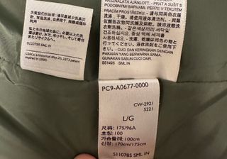 Parka Levi's XL - Verde Oliva