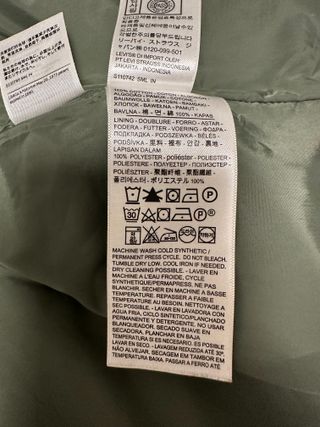 Parka Levi's XL - Verde Oliva