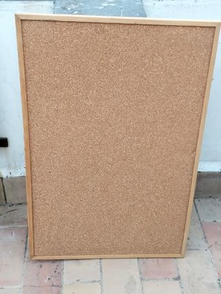 Pizarra corcho marrón - 1 ud.