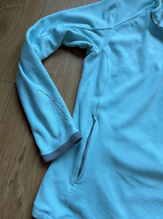 Forro polar mujer Quechua turquesa azul claro