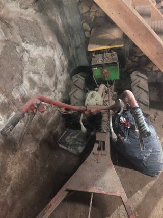 Motocultor con remolque