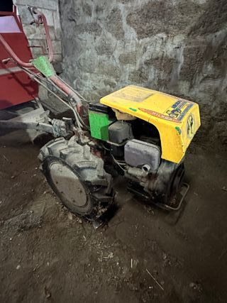 Motocultor con remolque