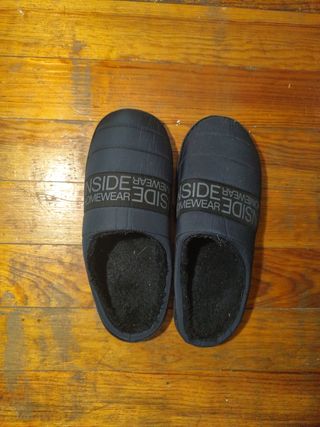 Pantuflas negras - cómodas