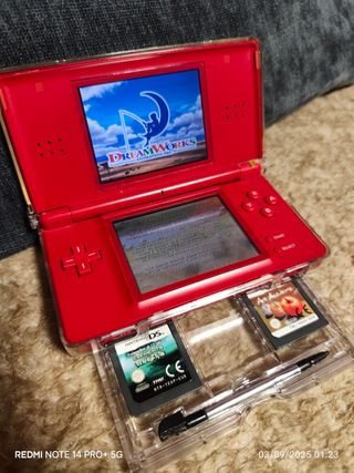 Nintendo DS roja - 3  juegos