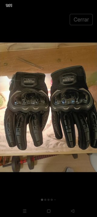 Guantes moto - Negro