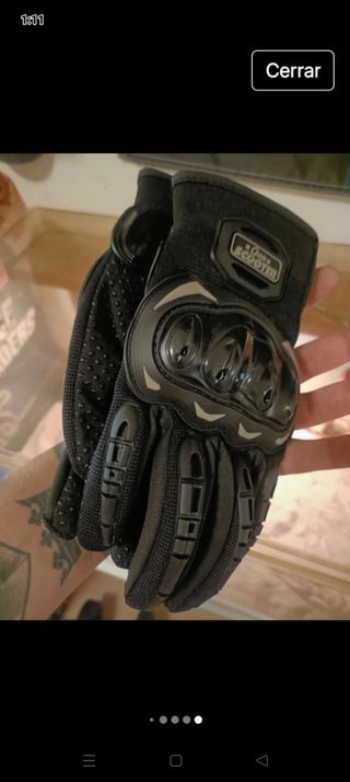 Guantes moto - Negro
