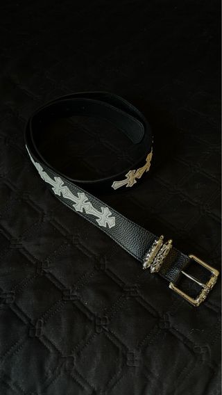 Cintura Chrome Hearts - Pelle