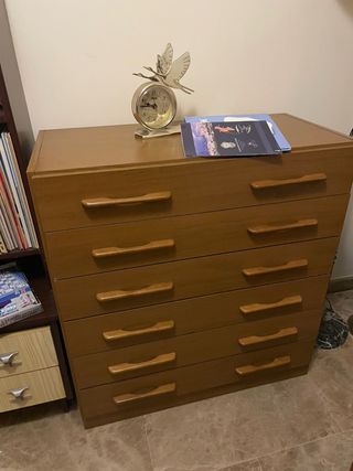 Cajonera madera 5 cajones