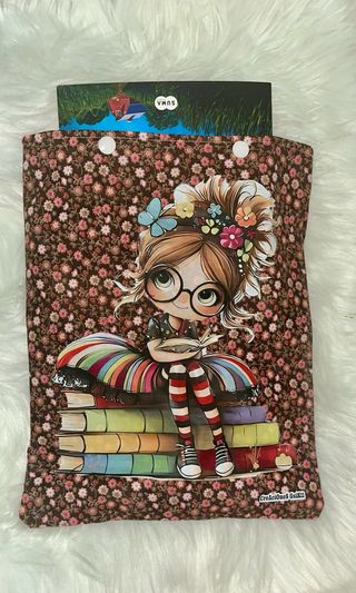 Funda libros niña - multicolor