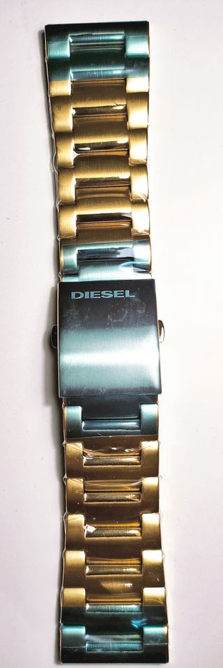 Correa reloj Diesel dorada
