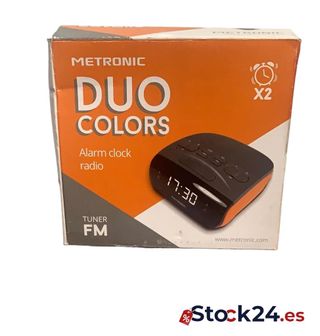 Radio Despertador Digital METRONIC (X2) DUO