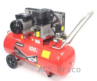 Compresor Aire Correas 100 L - 3,0 Hp