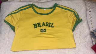 Camiseta Brasil - Verde y Amarilla