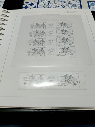 Hojas anfil  Andorra 1875-1998