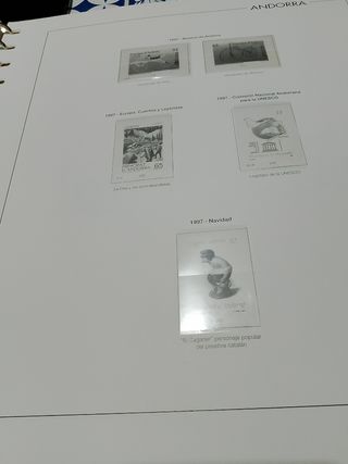 Hojas anfil  Andorra 1875-1998