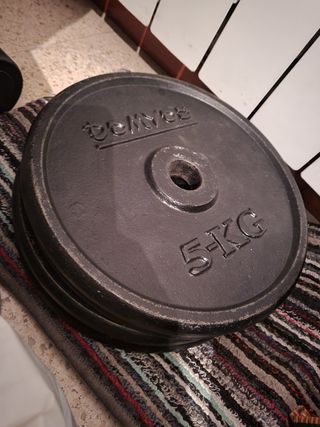 Discos peso 5kg (11 lbs) - 6 unidades