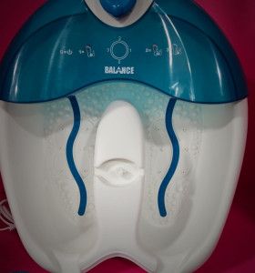 Baño de pies con burbujas