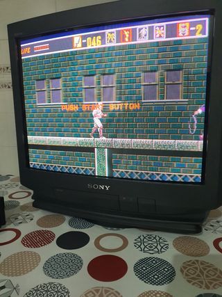 TV Sony Trinitron 21" RetroGaming modelo kv21x5e