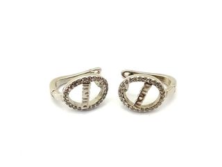 pendientes plata 925mm con circonita