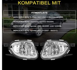 Faros antiniebla Mercedes-Benz 2 unidades