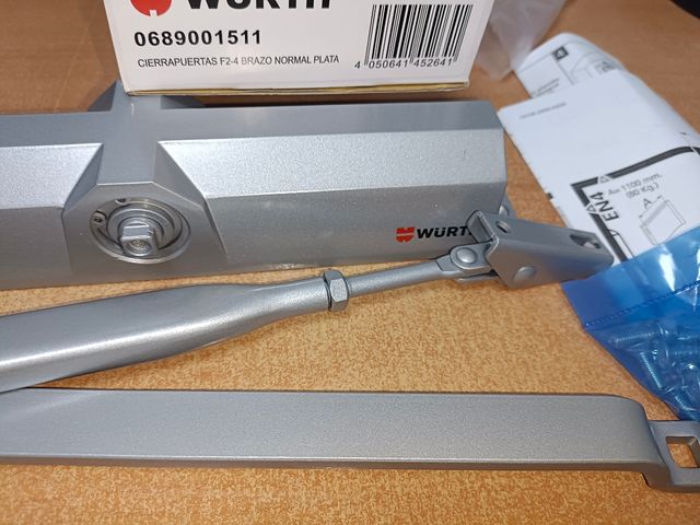 Cierrapuertas Wurth Plata Nuevo
