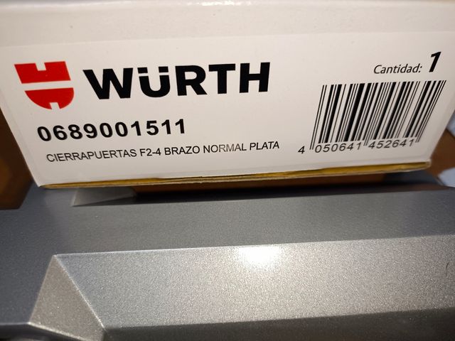 Cierrapuertas Wurth Plata Nuevo