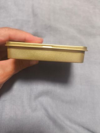 Mini cajas metálicas doradas 60 unidades