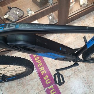 Bicicleta Electrica 27,5 Ebike Rockrider E-ST 500 Negra Azul