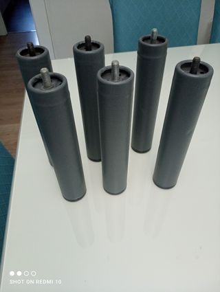 6 Patas Somier Gris - Metálicas
Enrroscables