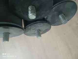 6 + 6  Patas Somier cama .Gris - Metálicas a 24 eu