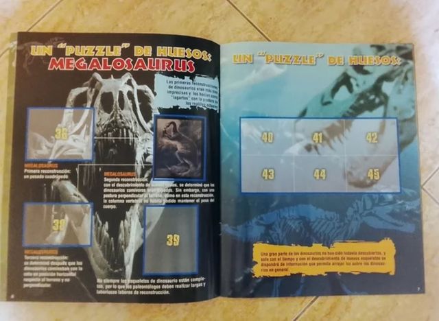 Adesivi per album DINOSAURS NON COMPLETI