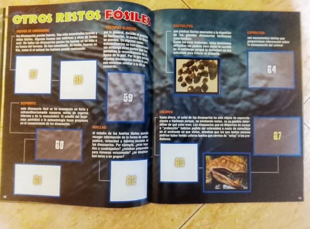 Adesivi per album DINOSAURS NON COMPLETI