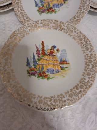 Juego de merienda Santa Clara vintage